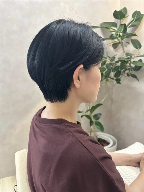 メンズのマッシュショート