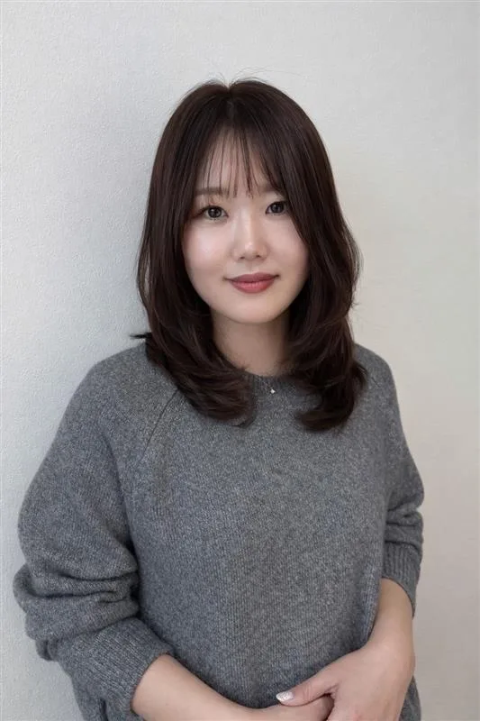 大人かわいいミディアムスタイル